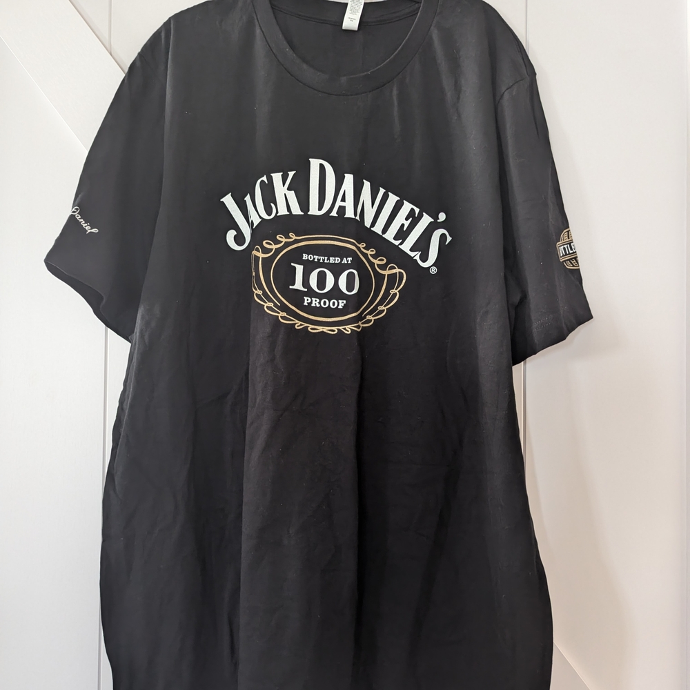 Jack Daniels Black and Gold Short Sleeve Tee